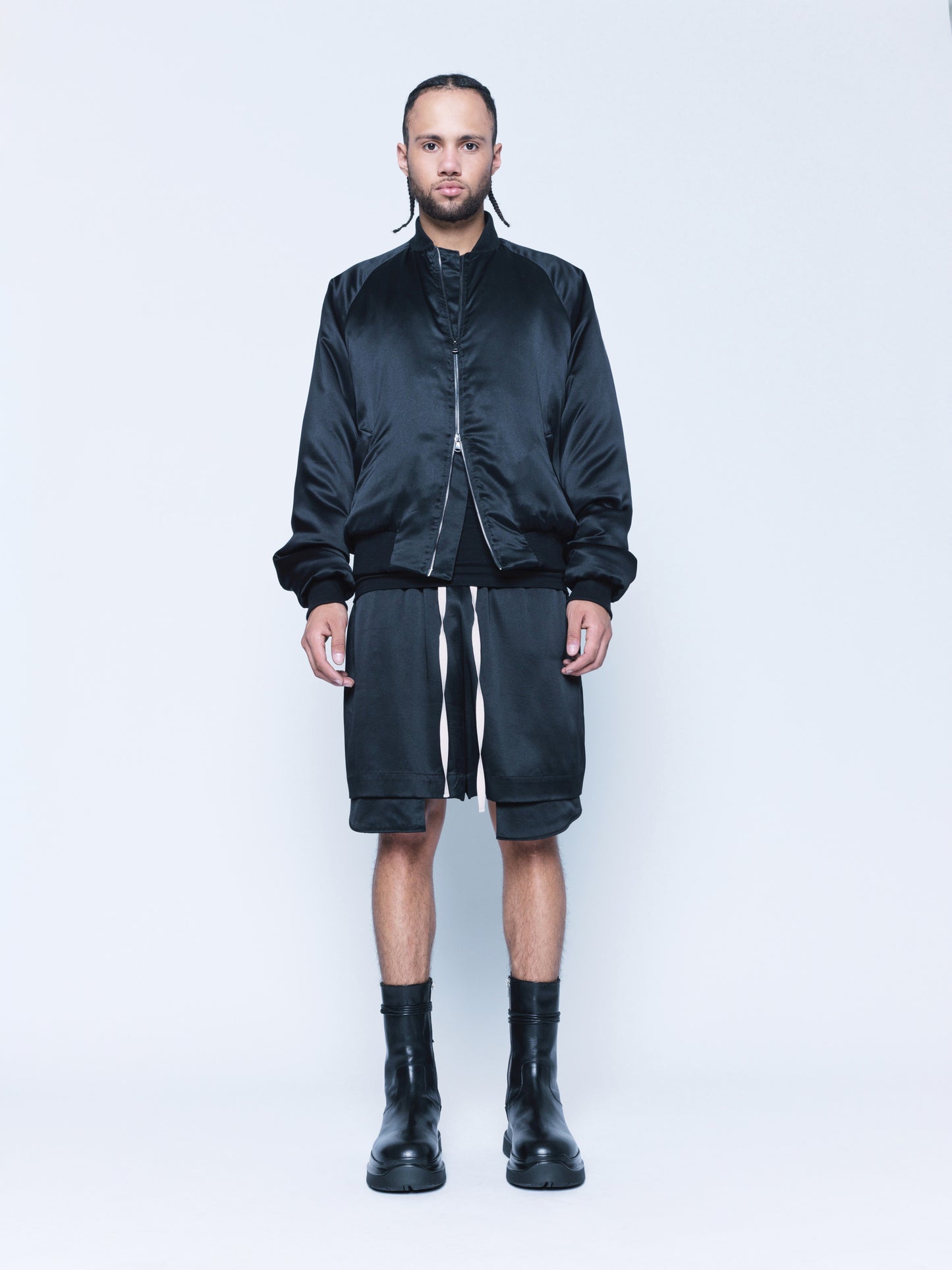 936 Black Silk Bomber