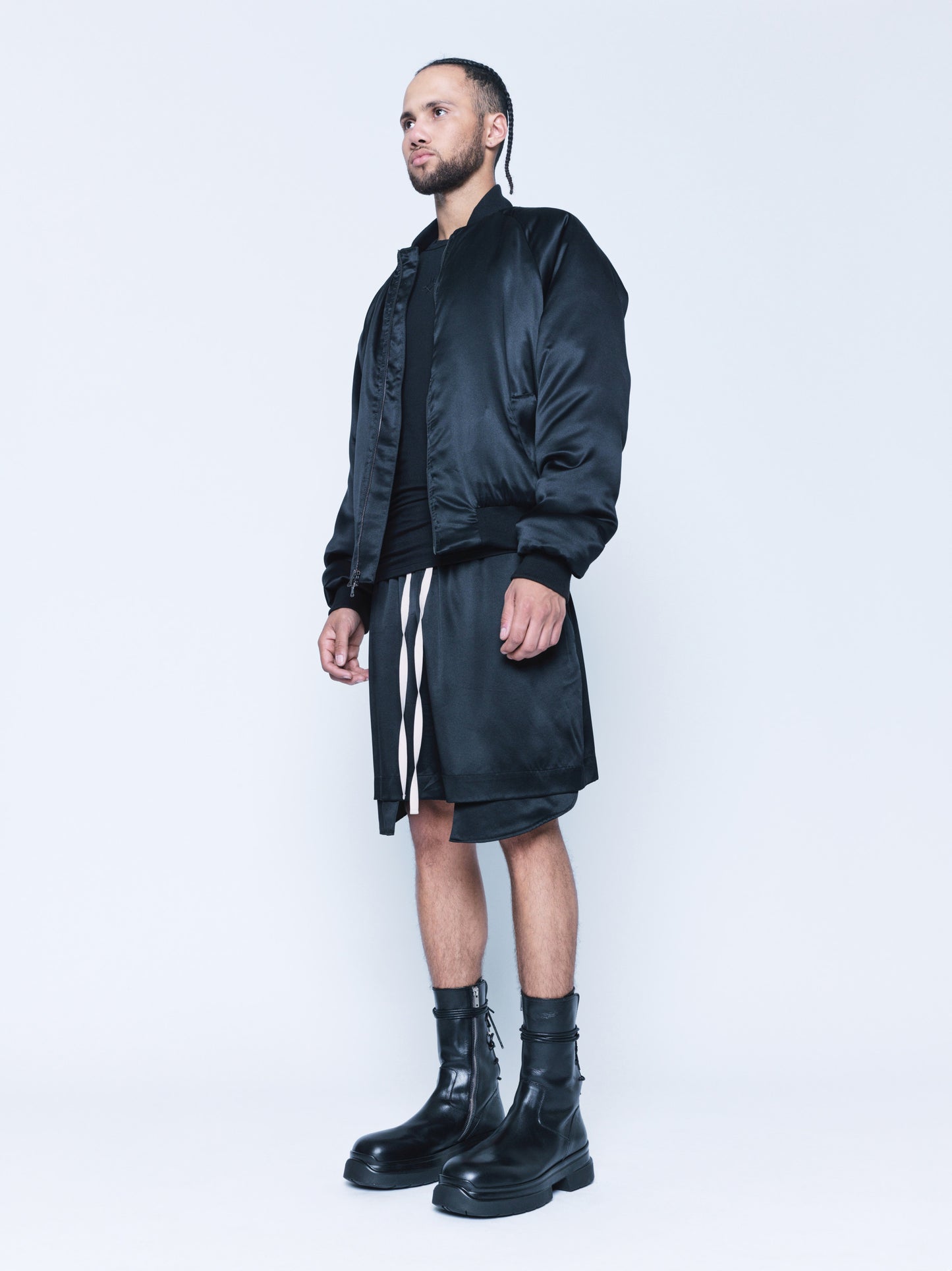 936 Black Silk Bomber