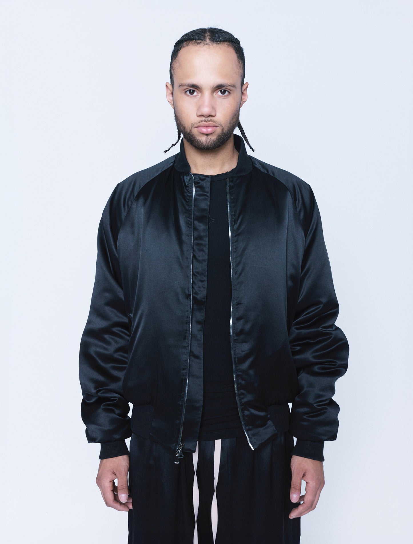 936 Black Silk Bomber