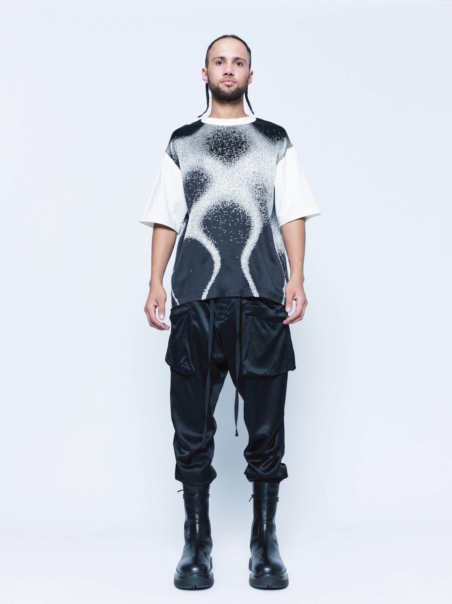 998 Black Silk Joggers Unisex