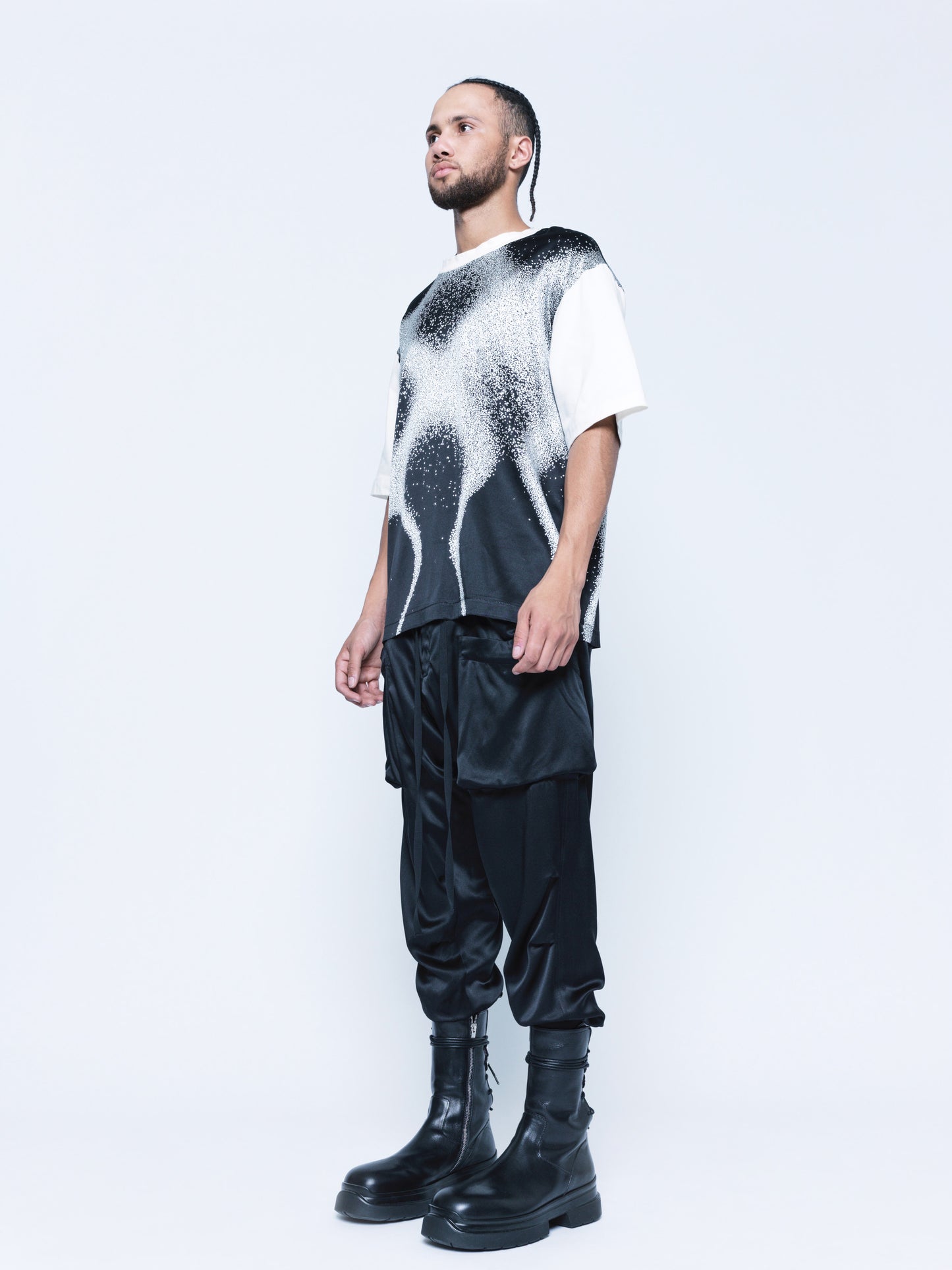 998 Black Silk Joggers Unisex