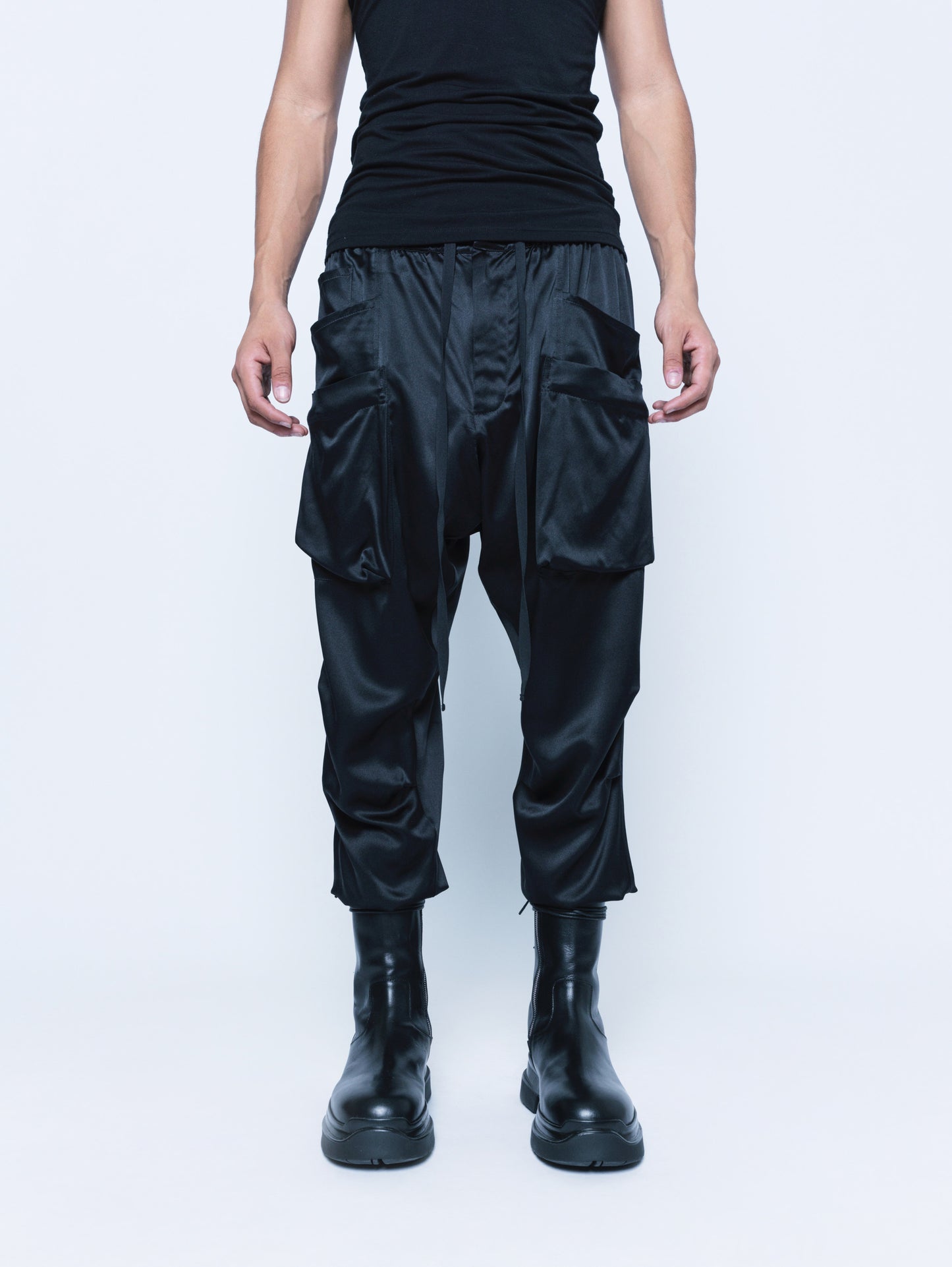 998 Black Silk Joggers Unisex