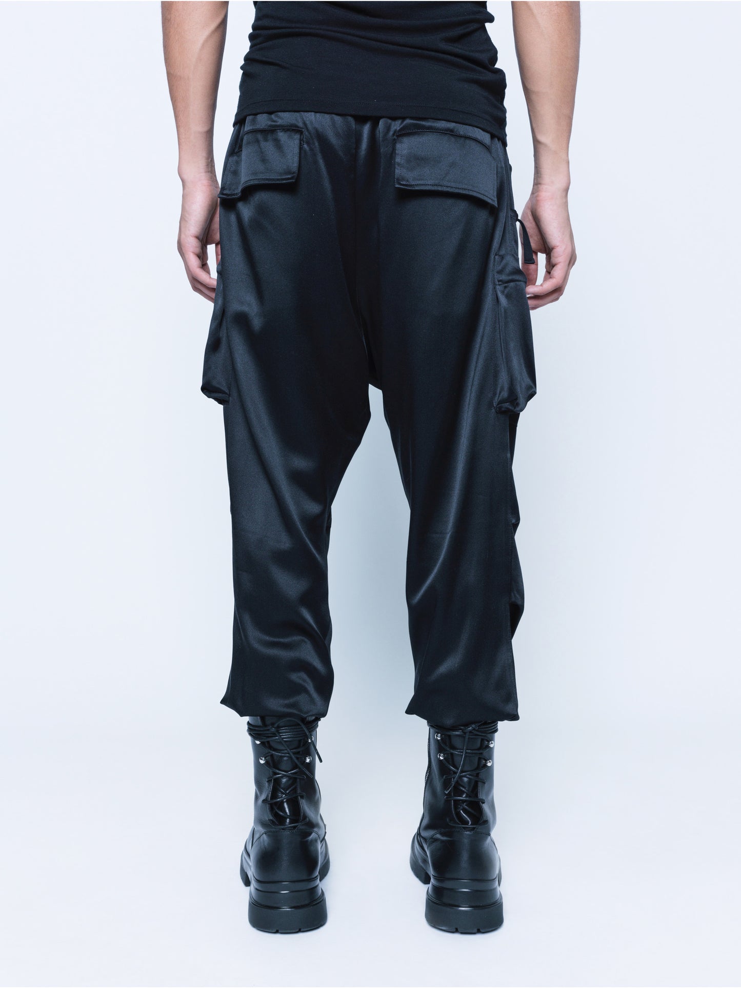 998 Black Silk Joggers Unisex