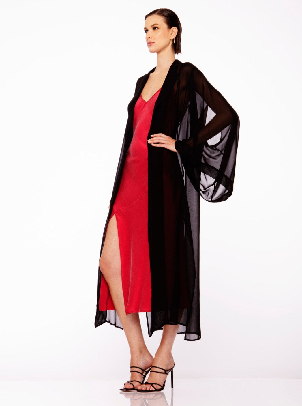 Top Kimono Black