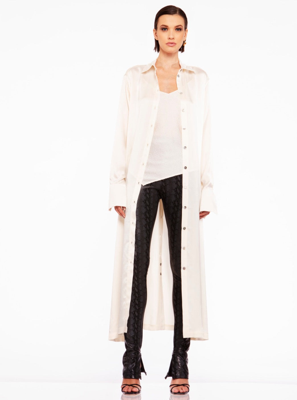 Shirt-Dress Evolution White