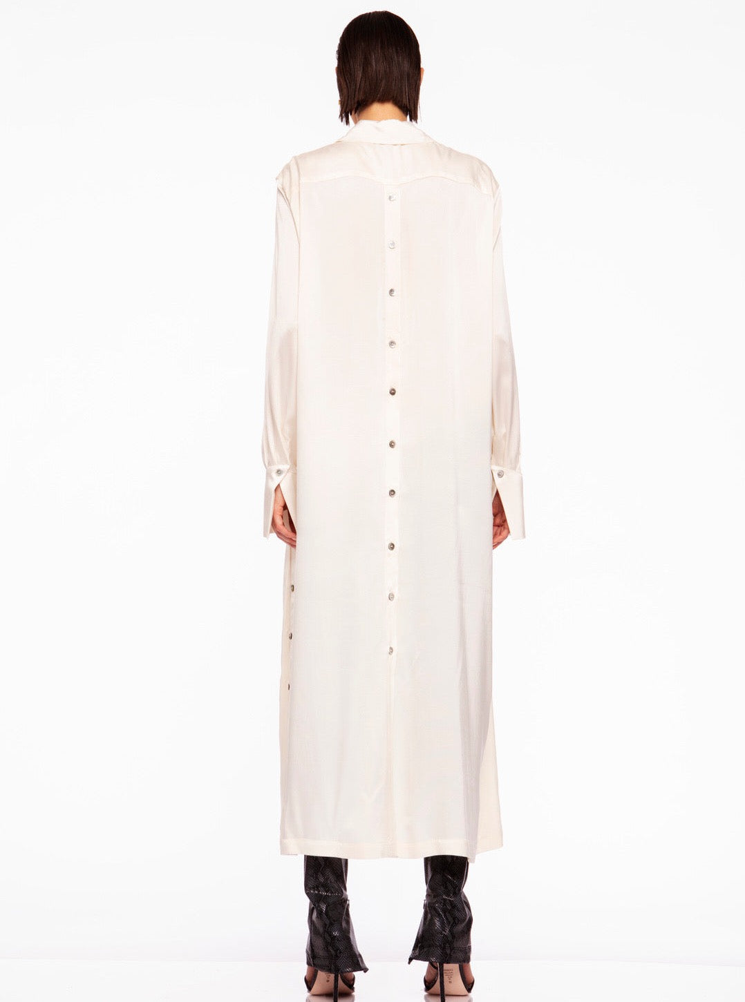 Shirt-Dress Evolution White